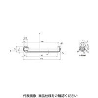エヌアイシ・オートテック M6 オイルパンフレーム 101mm AFO-0110-6-101 1セット（50本）（直送品）
