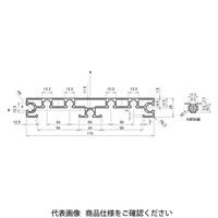エヌアイシ・オートテック M6 ラックフレーム 595mm AFR-25170-6-595 1セット(4本)（直送品）