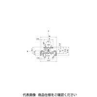 エヌアイシ・オートテック M6 T溝ジョイントフレーム 294mm AFSJ-06-6-294 1セット(60本)（直送品）