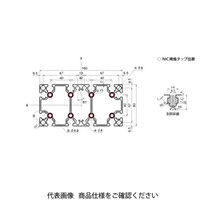 エヌアイシ・オートテック M8 ベーシックアルミフレーム 539mm AFS-80160-8-539（直送品）