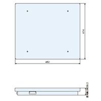 ナベヤ 卓上エアー除振台 VAS4148E 127492 1台(1個)（直送品）