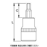 JTC 12.7mm六角ソケット H7 JTC45607 1個（直送品）
