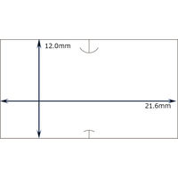 アスクル限定販売　サトー　ハンドラベラー用スリットラベル　白無地　1袋（10巻入）　 オリジナル