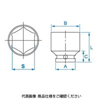JTC 12.7mmインパクトソケット 33mm(6ポイント) JTC443833 1個（直送品）
