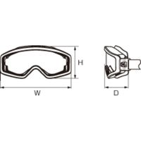 理研オプテック レーザー(レーザ)用 TWCL ゴグルRー500 R-500 1個（直送品）