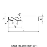 グーリングジャパン 超硬エンドミル #3736ー4 1本（直送品）