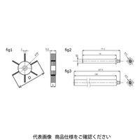 ジーベックテクノロジー XEBECブラシ ホイールタイプ 専用シャンク W-SH-L 1本（直送品）