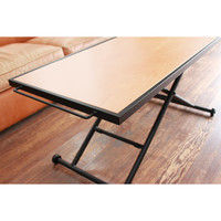 【軒先渡し】 関家具 TOCOM KITE 昇降式テーブル 幅1240×奥行550×高さ700mm ナチュラル RLT-4526 1台（直送品）