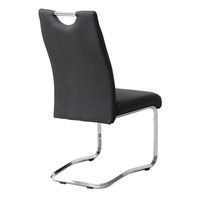 【車上渡し】 関家具 TOCOM KANT ダイニングチェア カンチレバー脚 ブラック TDC-9859 1セット（2脚入り）（直送品）