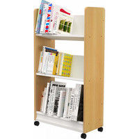 VALUTEC ファイルワゴン3段 幅630×奥行294×高さ1175mm ナチュラル PLN-46 1台（直送品）