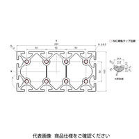 エヌアイシ・オートテック H10 高剛性フレーム 297mm AFSー100200Hー10ー297 1セット(2本)（直送品）