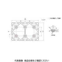 エヌアイシ・オートテック H10 高剛性フレーム 432mm AFSー100150Hー10ー432 1セット(2本)（直送品）