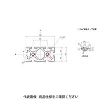 エヌアイシ・オートテック H10 高剛性フレーム 676mm AFSー50100Hー10ー676 1セット(3本)（直送品）