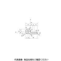 エヌアイシ・オートテック SP 蝶番フレーム 79mm AFHー1537ー79 1セット(90本)（直送品）