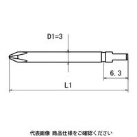 近江精機 OHMI スクリュードライバービット プラスビット MV-01 No.1x3x31 1セット(10本)（直送品）