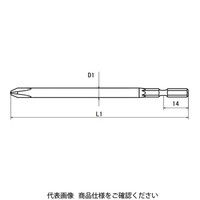 近江精機 OHMI スクリュードライバービット プラスビット MV-14 No.2x6x155 1セット(10本)（直送品）