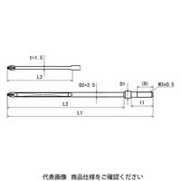 近江精機 OHMI スクリュードライバービット プラスビット MV-43 No.0x5x57(2.5x42) SS 1セット(10本)（直送品）