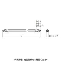 近江精機 OHMI スクリュードライバービット ダブルビット V-17W No.3x6.35x250 1セット(10本)（直送品）