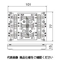 明工社 VVF用ねじなしジョイントボックス 5分岐 結線完了表示付20A 300V MJ2498 1セット(5個)（直送品） - アスクル