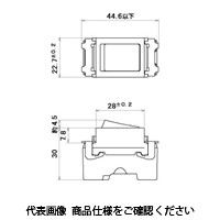 明工社 MLタンブラスイッチ(4路) 15A 300V ML1114W 1セット(10個)（直送品）
