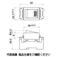 明工社 MLオフライトスイッチ(3路) 15A 100V用 ML1313W 1セット(15個)（直送品）