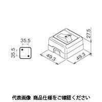 明工社 エレガントタンブラスイッチ (片切) 10A 300V MR3020 1セット(40個)（直送品）