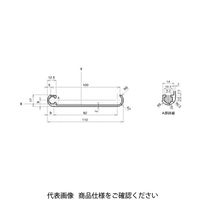 エヌアイシ・オートテック M6 オイルパンフレーム 796mm AFO-0110-6-796 1セット(6本)（直送品）