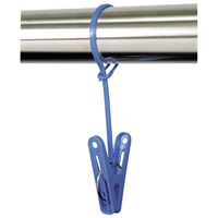 オーエ ひも付きピンチ 15個入 ブルー 4901065877452 5パック（直送品）