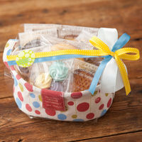 ヘッズ トリコロールドットオーバル布バスケット-S  TRD-OSB 1セット（20個：10個×2パック）（直送品）