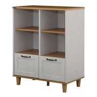 佐藤産業 BILY（バイリー）ラック 幅720×奥行400×高さ900mm BY90-72R WH/NA 1台（直送品）