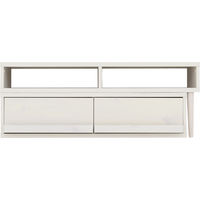 佐藤産業 FREX（フレックス）ローボード 幅1050～1900×奥行398×高さ400mm FX40-105RL WH 1台（直送品）