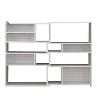 佐藤産業 Like（ライク）伸縮ラック 幅900×奥行298×高さ1257mm LK120-90SSR WH 1台（直送品）