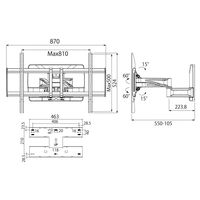 スタープラチナ TVセッターハイラインHA124 Mサイズ TVSHLHA124LC 1個