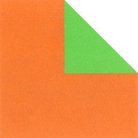 トーヨー 両面単色 黄緑/薄橙 62105 1セット(1冊×2)