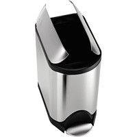 simplehuman（シンプルヒューマン） バタフライステップカン 20L シルバー CW1837 幅26.4×奥行44.7×高さ46.7cm 1個（直送品）