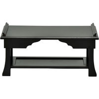 エイ・アイ・エス 供物台 幅600×奥行350×高さ282mm（棚付き） ZFKD-100 DBR 1台（直送品）