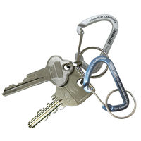 中林製作所 カラビナ フラット4.5mm 2PC 紺&銀 VEX-114