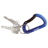 中林製作所 カラビナ ラジッド 6mm 青×黒 VEX-134 1個