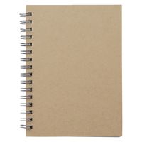 無印良品 ダブルリングノート 無地 A6 ベージュ 80枚 1セット（10冊） 良品計画