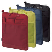 リヒトラブ バッグインバッグ A5 タテ型 レッド A7682-3 1個