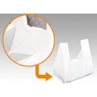 パックスタイル PS 弁当袋 乳白 特大 00434969 1セット(1000枚:100枚×10)（直送品）