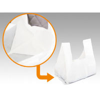 【レジ袋】 パックスタイル PS弁当袋 乳白 大 1セット（1000枚：100枚入×10袋）