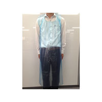 【使い捨てエプロン】 パックスタイル PSポリエプロン 00517682 ブルー フリー 70cm×120cm 1包：1000枚（直送品）