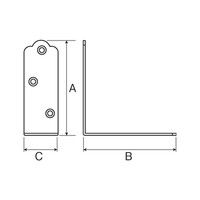 清水 金折隅金 カラー白 小 4905637056245 1セット(10個入)（直送品）
