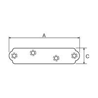 清水 一文字継手 カラー白 中 4905637056375 1セット（10個入）（直送品）