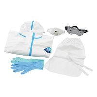 アズワン 感染症防護キット M 厚手 7-4806-02 1セット（直送品）