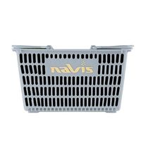 アズワン マルチ手提げバスケット18 ライトグレー 7-4426-02 1個（直送品）