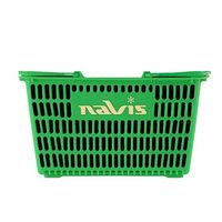 アズワン マルチ手提げバスケット18 グリーン 7-4426-05 1個（直送品）