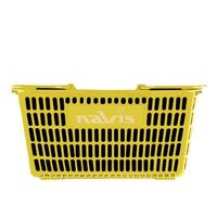 アズワン マルチ手提げバスケット33 イエロー 7-4484-01 1個（直送品）