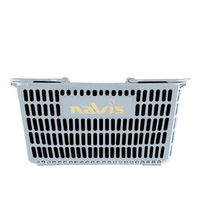 アズワン マルチ手提げバスケット33 ライトグレー 7-4484-02 1個（直送品）